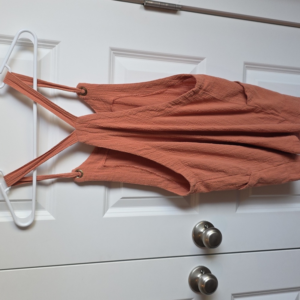 Art Class Burnt Orange Romper In Kids Large(10/12) - Picture 6 of 7